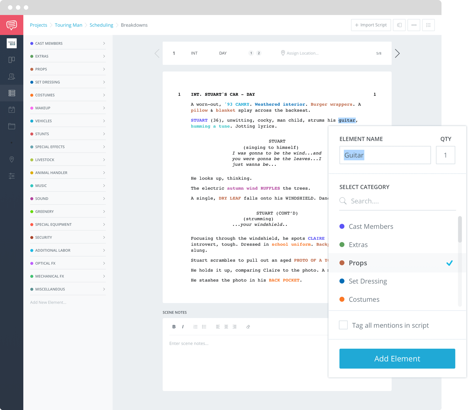 celtx script final draft format