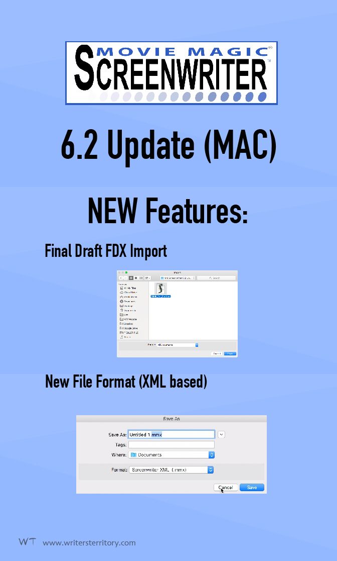 New spellchecker - Movie Magic Screenwriter 6.2 Update (MAC)