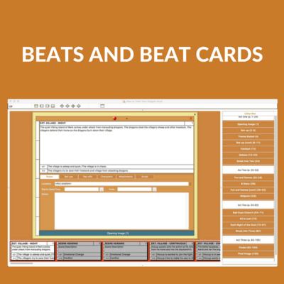 Beat Board with 2 created Beats - Final Draft 10 Beat Board and Story Map: good or bad?